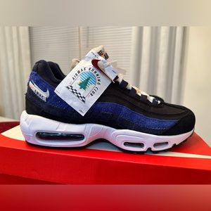 Nike Air Max 95 SE Running Club Black Sail Obsidian DH2718 001 Men's Size 8